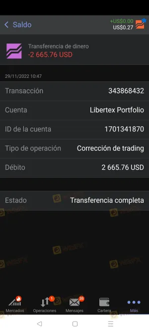 Libertexbenden 2665$ çaldı