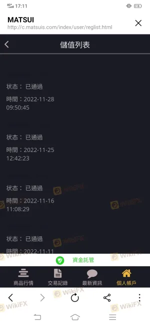 Unable to withdraw