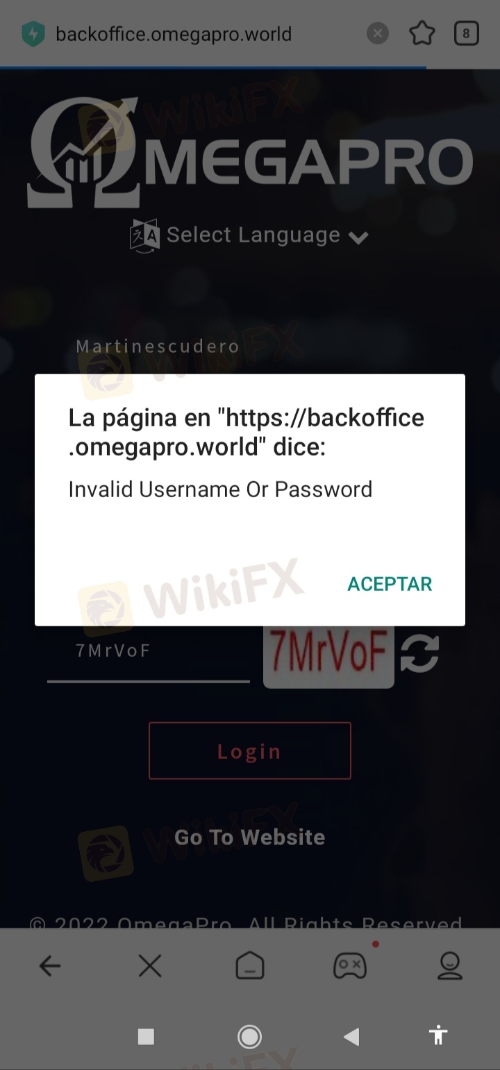 OmegaPro is scam-OmegaPro-Exposure-WikiFX
