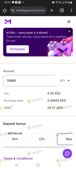 Issues with withdrawal.....minimum