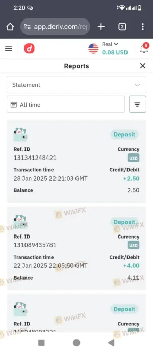 Unable to withdraw in Deriv, slow withdrawal speed