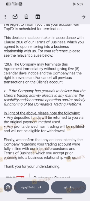 TopFX canceled $850+
