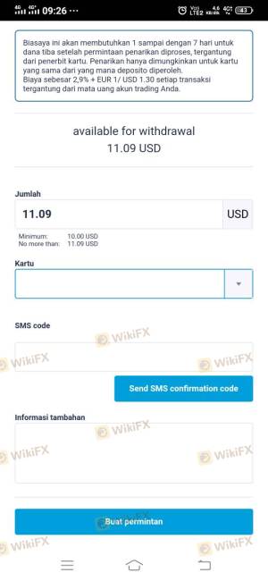tidak bisa menarik dana

deposit via debit tapi WD via debit card tidak ada... padahal awal deposit via mastercard tapi pas WD tidak bisa di pakai..