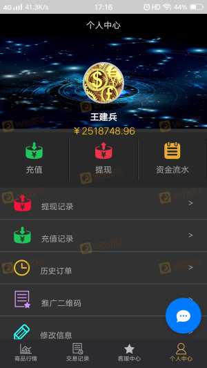 The WeChat friend cheats me into depositing funds in Amana Capital