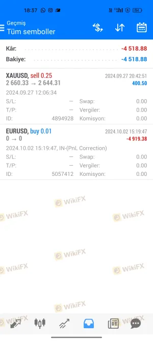 They deleted all my money for a 450 USD withdrawal