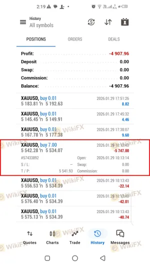 Execution at 5542.28 While Market High Was 5541.99